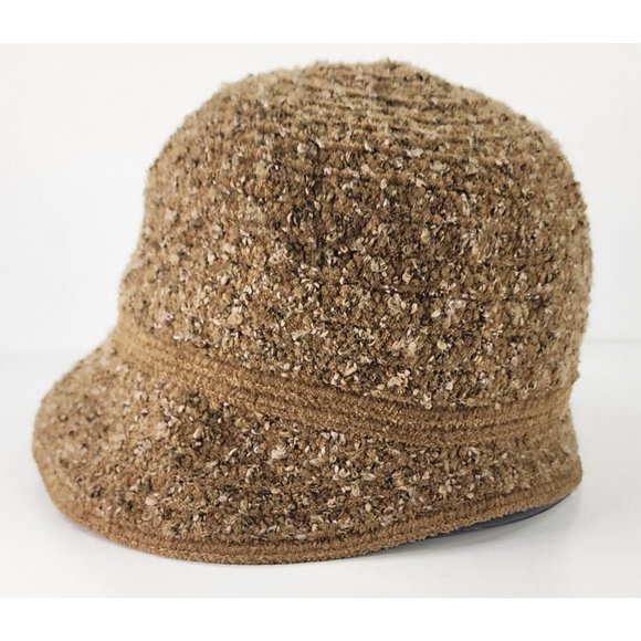 Betmar New York Bucket Hat Womens One Size Brown Bowler Derby Roll Grandma Core - Picture 3 of 13